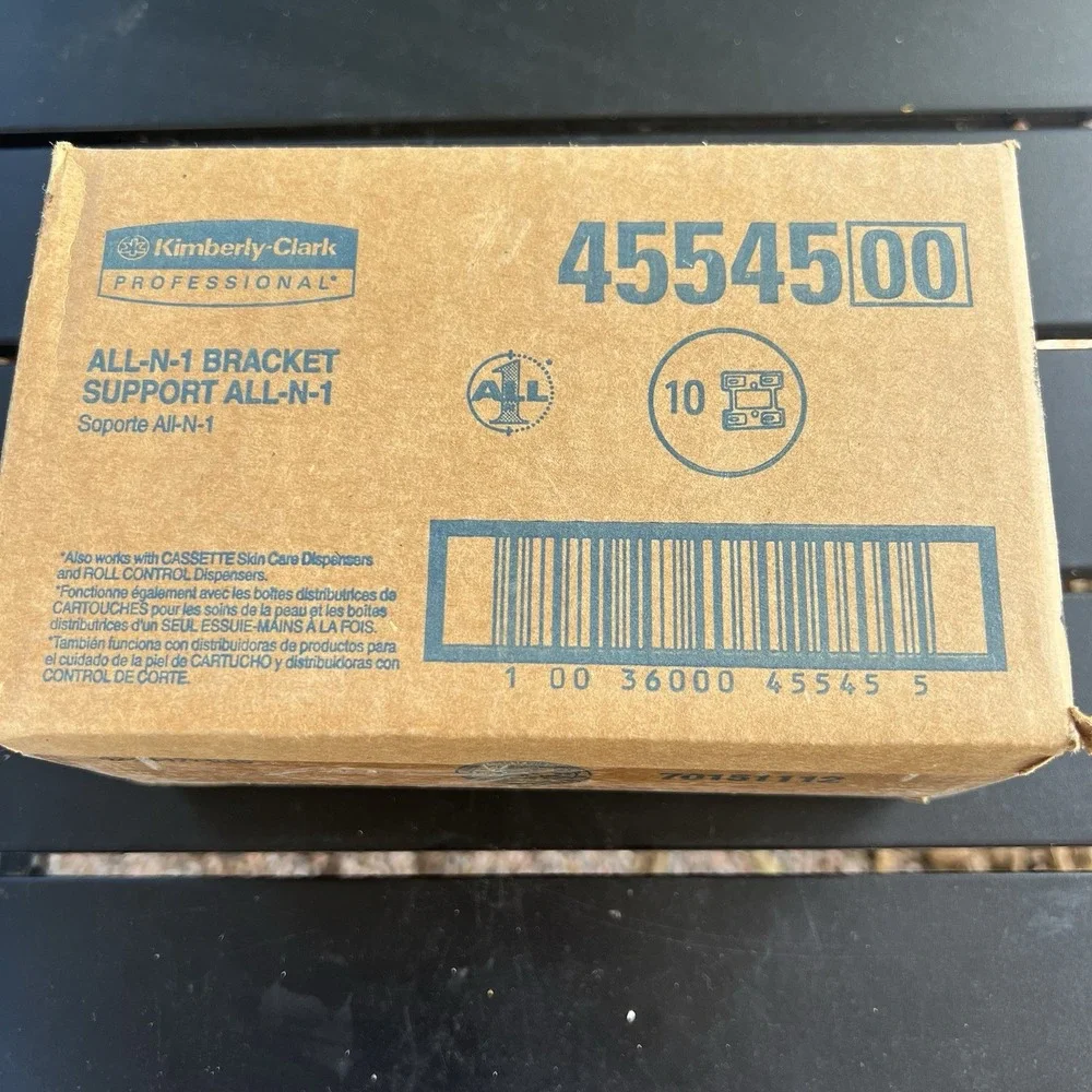 Kimberly-Clark 45545 All N One Bracket Support Mounting All-In-1 Bracket 10/Pack